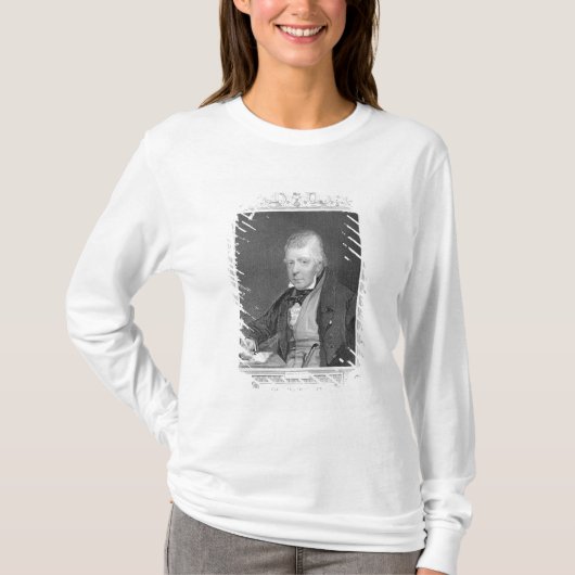 Portret van Walter Scott T-shirt (Voorkant)