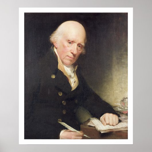 Portret van Warren Hastings (1732-1818) op zijn De Poster (Voorkant)