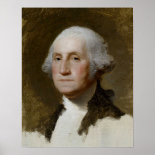 Portret van Washington Poster