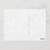 Portret van White Horse Briefkaart (Achterkant)