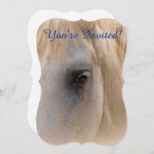 Portret van White Horse Kaart (Voorkant / Achterkant)