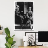 Portret van Wilbur Wright en Orville Wright Poster (Thuiskantoor)