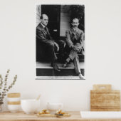 Portret van Wilbur Wright en Orville Wright Poster (Keuken)