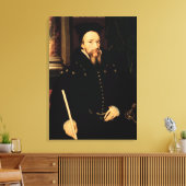 Portret van William Cecil Canvas Afdruk (Insitu (Woonkamer))