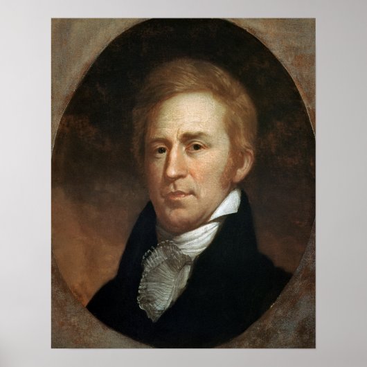 Portret van William Clark, c.1807 Poster (Voorkant)