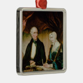 Portret van William en Mary Wordsworth, 1839 Metalen Ornament (Rechts)