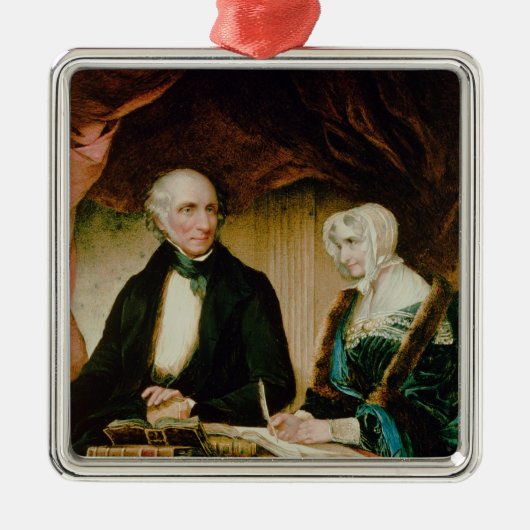 Portret van William en Mary Wordsworth, 1839 Metalen Ornament (Voorkant)