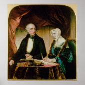 Portret van William en Mary Wordsworth, 1839 Poster (Voorkant)