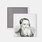 Portret van William Grindal Magneet (Voorkant / Achterkant)