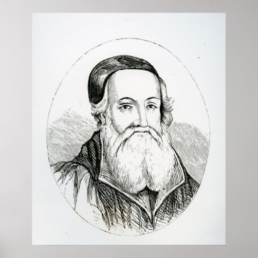 Portret van William Grindal Poster (Voorkant)