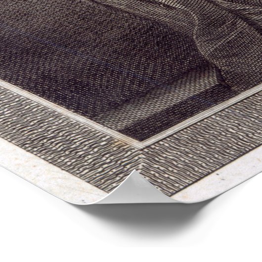 Portret van William Hayley Poster (Hoek)