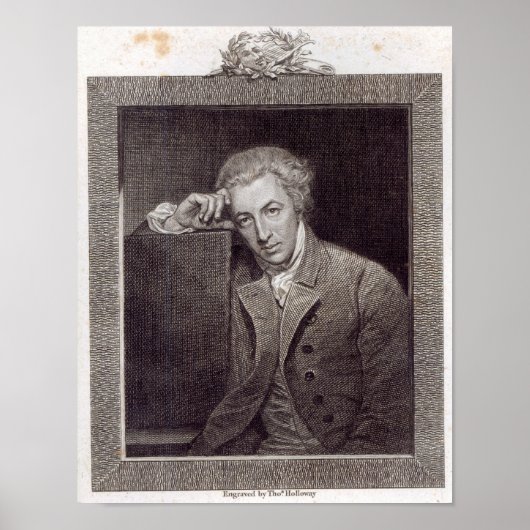 Portret van William Hayley Poster (Voorkant)