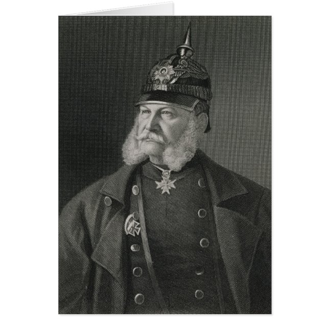 Portret van William I King of Prussia (Voorkant)