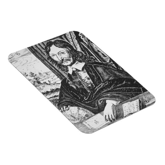 Portret van William Lilly (1602-81) van zijn 'Chr' Magneet (Rechterzijde)