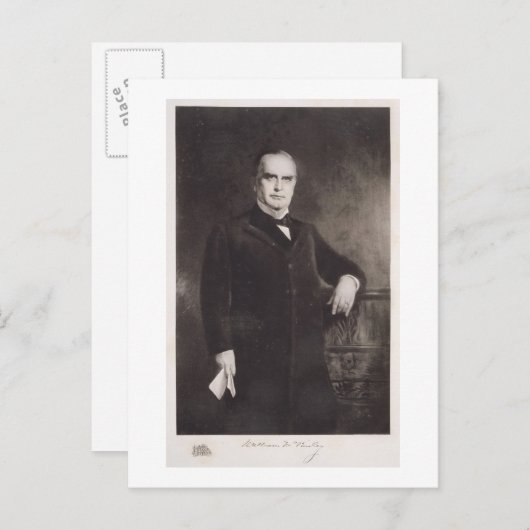 Portret van William McKinley Briefkaart (Voorkant / Achterkant)