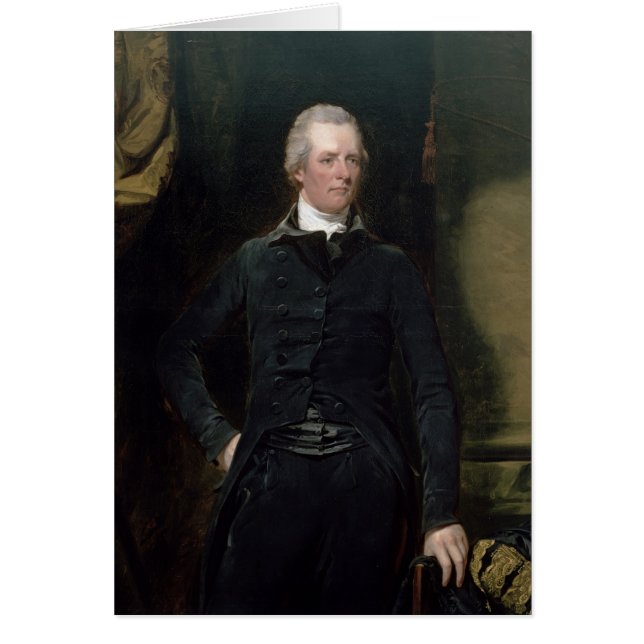 Portret van William Pitt de Younger (Voorkant)