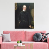 Portret van William Pitt de Younger Canvas Afdruk (Insitu (Woonkamer))