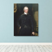 Portret van William Pitt de Younger Canvas Afdruk (Insitu (Houten vloer))