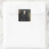 Portret van William Pitt de Younger Vierkante Sticker (Tas)