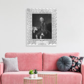 Portret van William Pitt, eerste graaf van Chatham Canvas Afdruk (Insitu (Woonkamer))