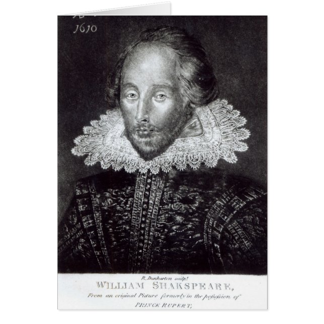 Portret van William Shakespeare (Voorkant)