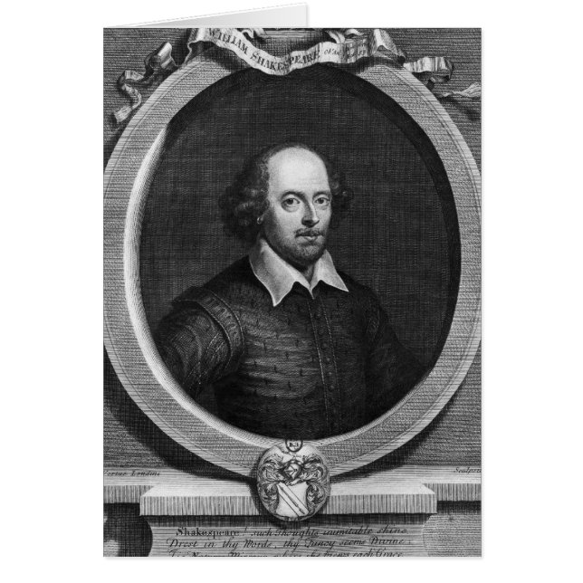 Portret van William Shakespeare 1719 (Voorkant)