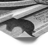 Portret van William Shakespeare 1719 Poster (Hoek)