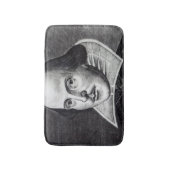 Portret van William Shakespeare Badmat (Voorkant Verticaal)