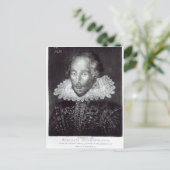 Portret van William Shakespeare Briefkaart (Staand voorkant)
