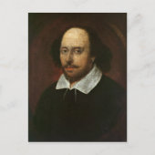 Portret van William Shakespeare c.1610 Briefkaart (Voorkant)