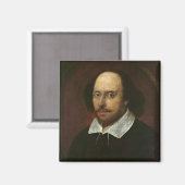 Portret van William Shakespeare c.1610 Magneet (Voorkant / Achterkant)