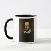 Portret van William Shakespeare c.1610 Mok (Links)
