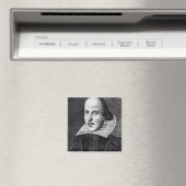 Portret van William Shakespeare Magneet (Insitu (Vaatwasser))