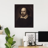 Portret van William Shakespeare poster / print (Thuiskantoor)