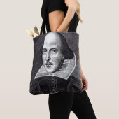 Portret van William Shakespeare Tote Bag (Dichtbij)