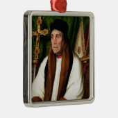 Portret van William Warham Metalen Ornament (Rechts)