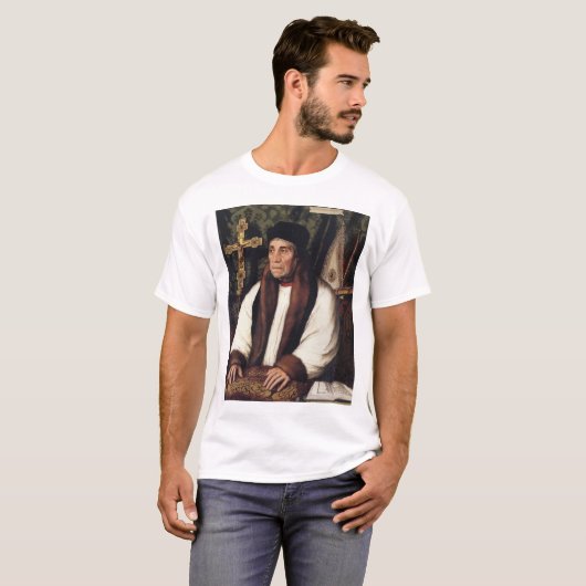 Portret van William Warham T-shirt (Voorkant volledig)