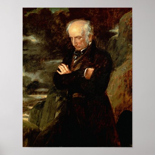 Portret van William Wordsworth 1842 Poster (Voorkant)