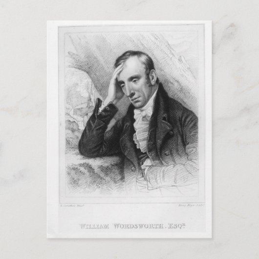 Portret van William Wordsworth Briefkaart (Voorkant)