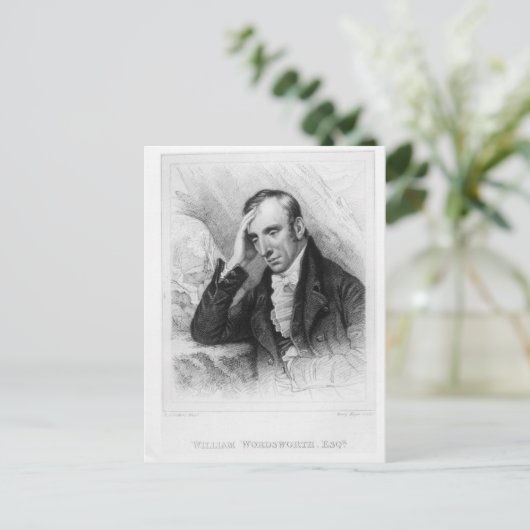 Portret van William Wordsworth Briefkaart (Staand voorkant)