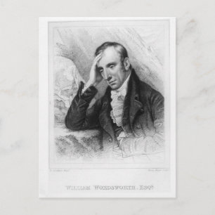 Portret van William Wordsworth Briefkaart