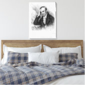 Portret van William Wordsworth Canvas Afdruk (Insitu (Slaapkamer))