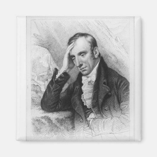 Portret van William Wordsworth Magneet (Voorkant)