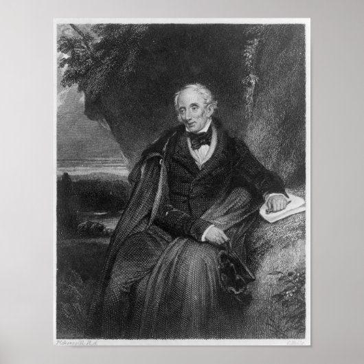 Portret van William Wordsworth Poster (Voorkant)