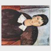 Portret van witte kraag, Modigliani Cadeaupapier (Vlak)