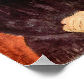 Portret van witte kraag, Modigliani Poster (Hoek)