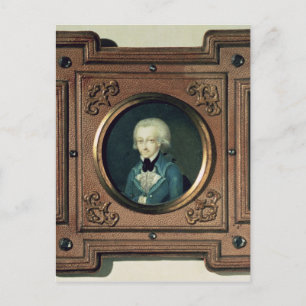 Portret van Wolfgang Amadeus Mozart, 1773 Briefkaart