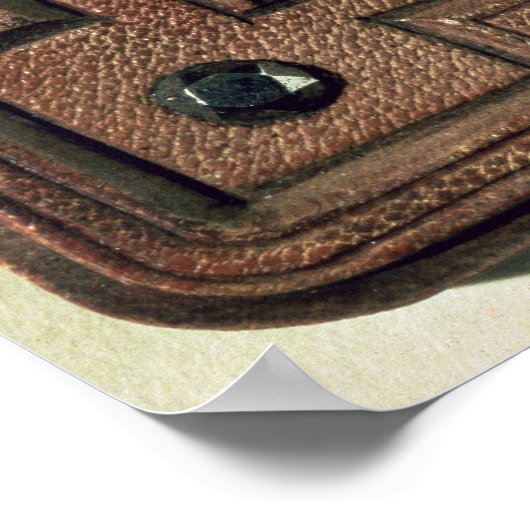 Portret van Wolfgang Amadeus Mozart, 1773 Poster (Hoek)