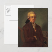 Portret van Wolfgang Amadeus Mozart 2 Briefkaart (Voorkant / Achterkant)