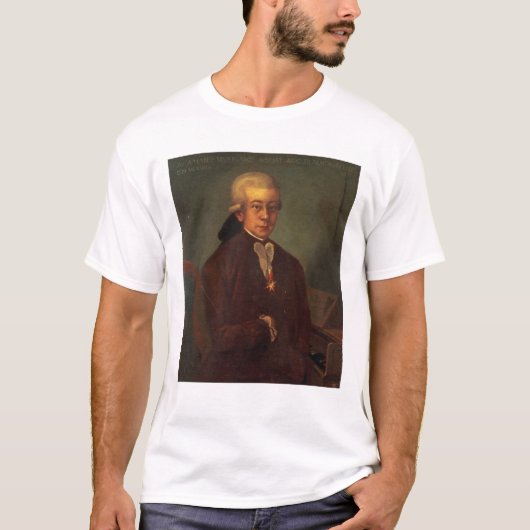 Portret van Wolfgang Amadeus Mozart 2 T-shirt (Voorkant)